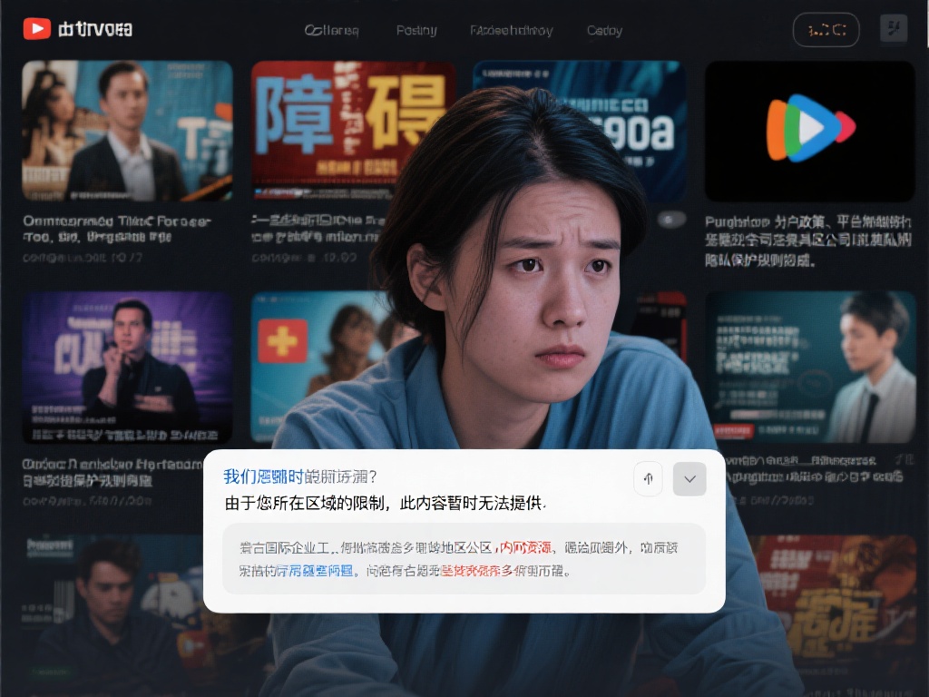 我们时常会遇到“由于您所在区域的限制，此内容暂时无